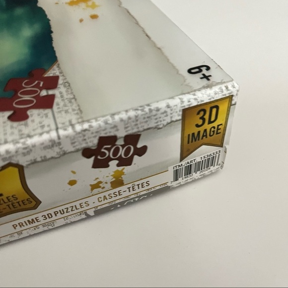 Harry Potter 3D Image Lenticular Puzzle Wizarding World Twin Pack 500 Pcs Each - Picture 6 of 9